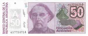 Argentinien p326b2 50 Australes 1985
